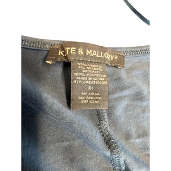 "KATE & MALLORY" Scoop Neck Tunic Top SZ 1X Boho Prairie Country Cottage Core - Picture 7 of 9